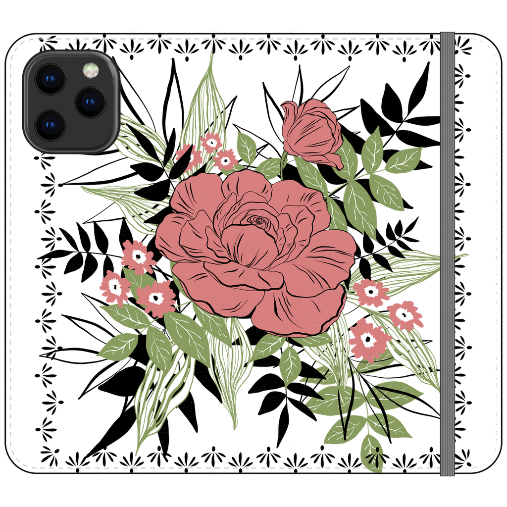 Peony Bouquet WALLET Phone Case