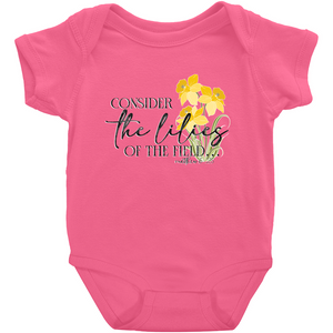 Consider the Lilies Onesie