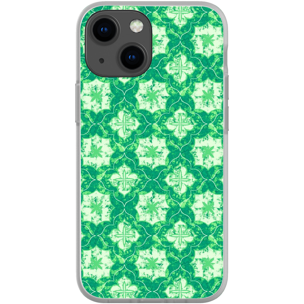 Green Moroccan Stars FLEX Phone Case