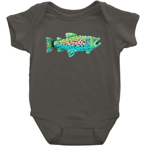 Trout Canvas Onesie