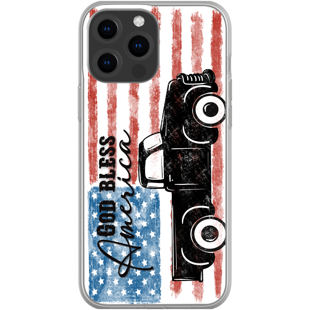 God Bless America Truck FLEX Phone Case