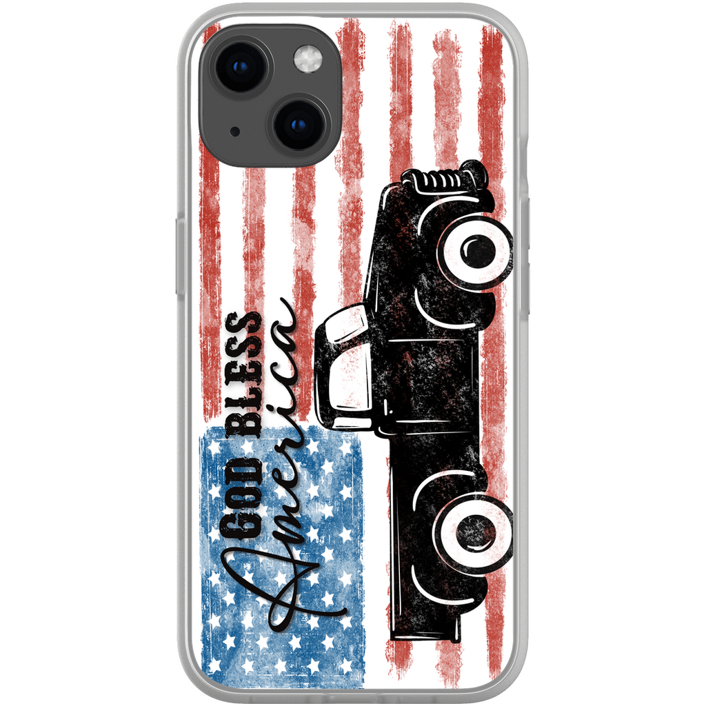 God Bless America Truck FLEX Phone Case