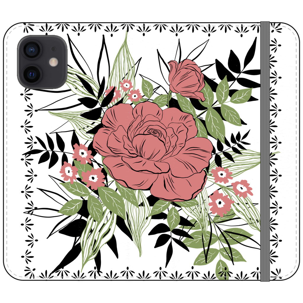 Peony Bouquet WALLET Phone Case