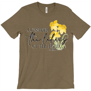 Consider the Lilies T-Shirt (Adult)