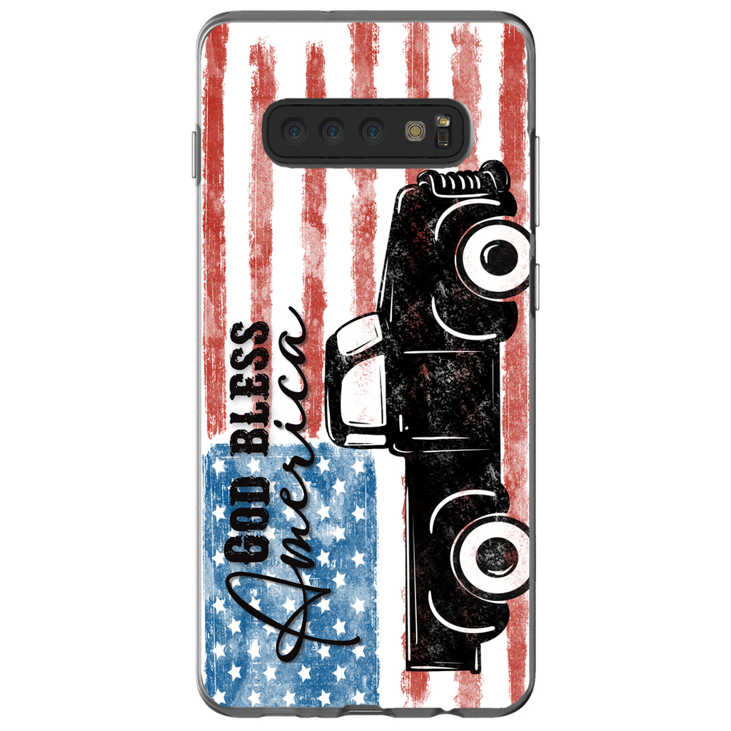 God Bless America Truck FLEX Phone Case