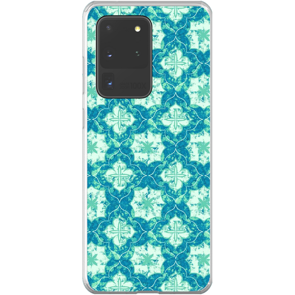 Turquoise Moroccan Stars FLEX Phone Case