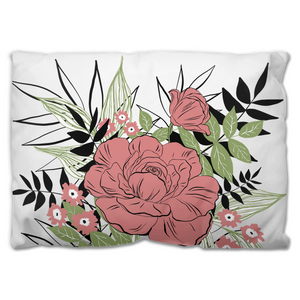 Peony Bouquet Outdoor Pillow