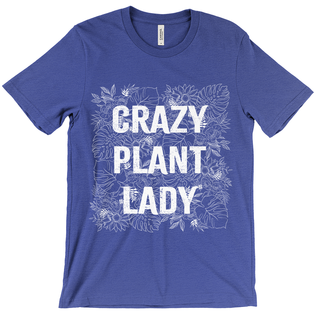 Crazy Plant Lady T-Shirt White Ink (Adult)