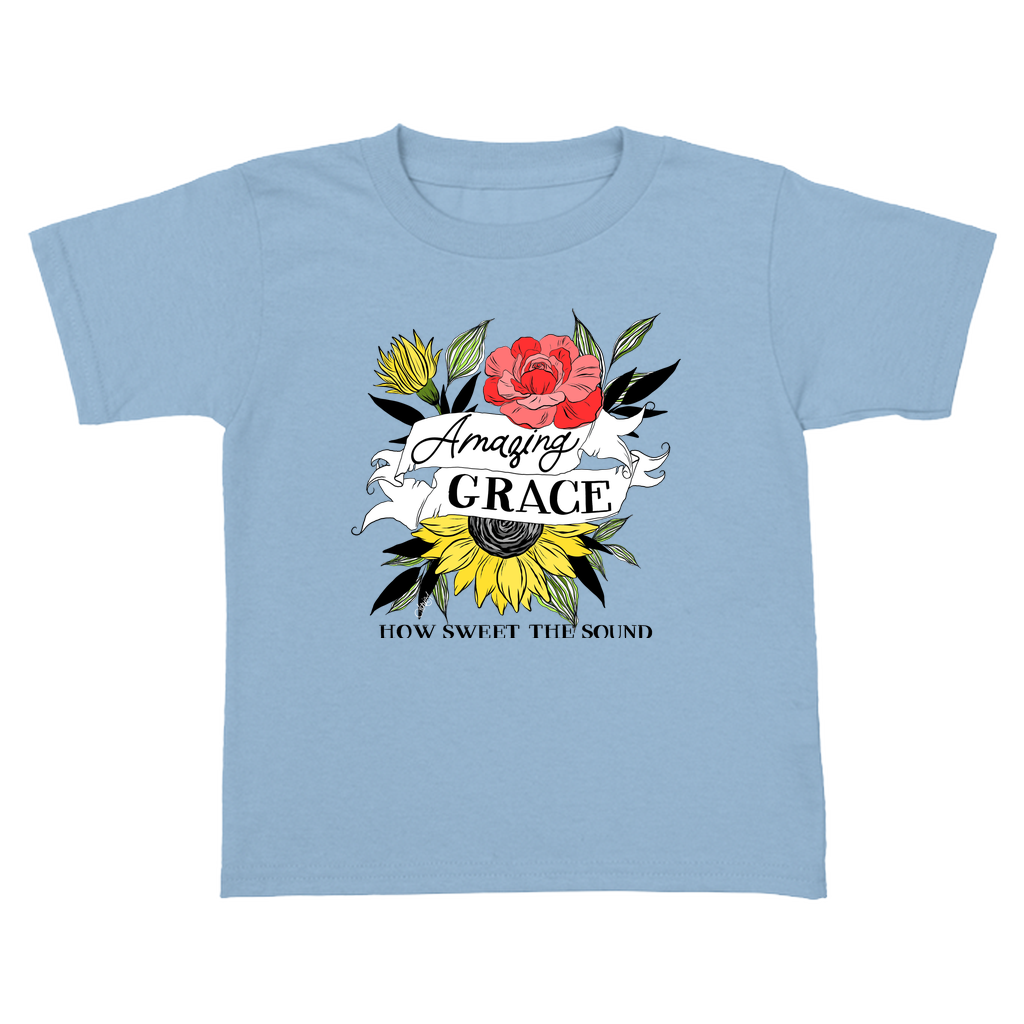 Amazing Grace Floral T-Shirt (Toddler)