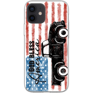 God Bless America Truck FLEX Phone Case