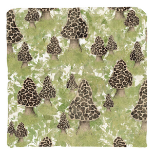 Morel Mushrooms Throw Pillow