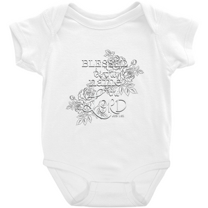 Blessed Be Roses Onesie