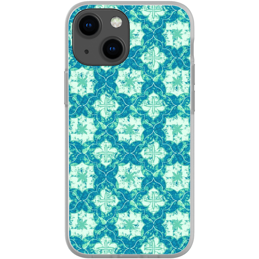 Turquoise Moroccan Stars FLEX Phone Case