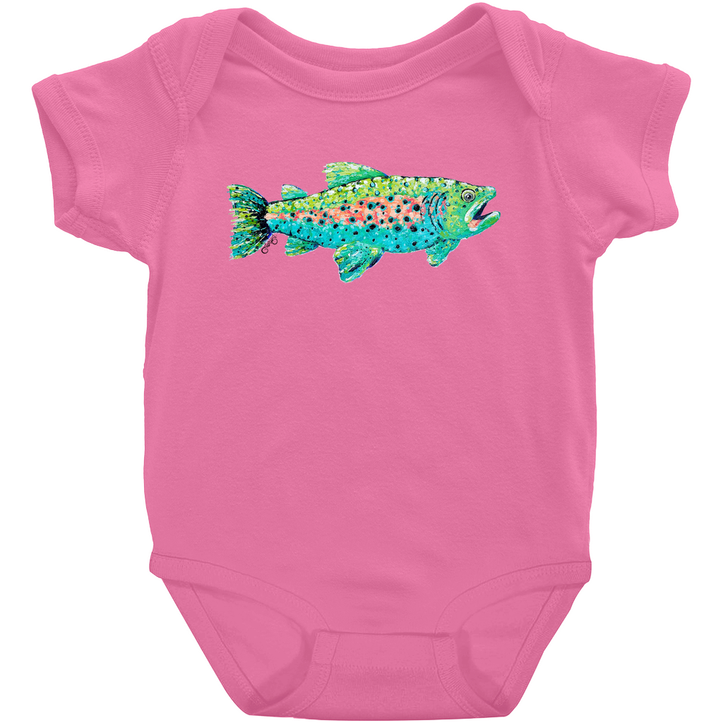 Trout Canvas Onesie