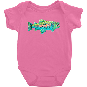 Trout Canvas Onesie