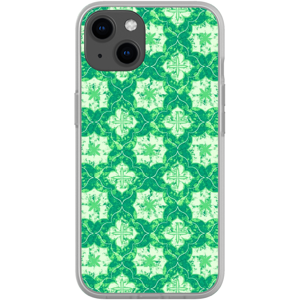 Green Moroccan Stars FLEX Phone Case