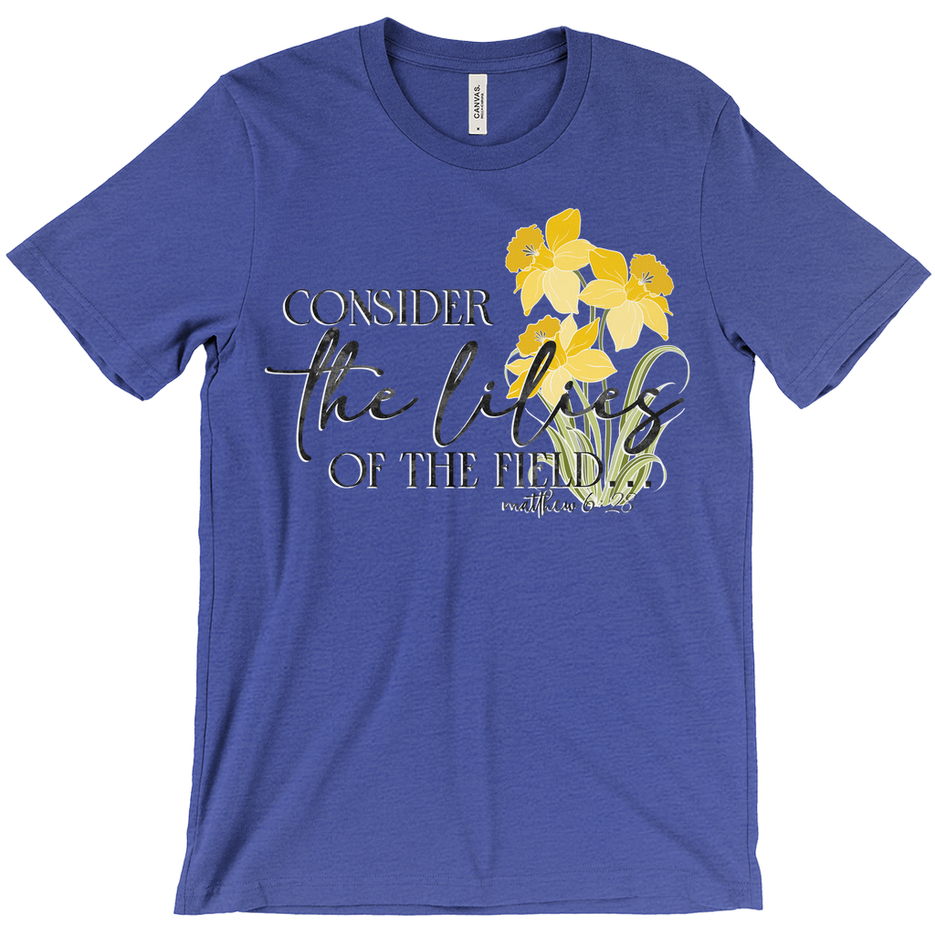 Consider the Lilies T-Shirt (Adult)