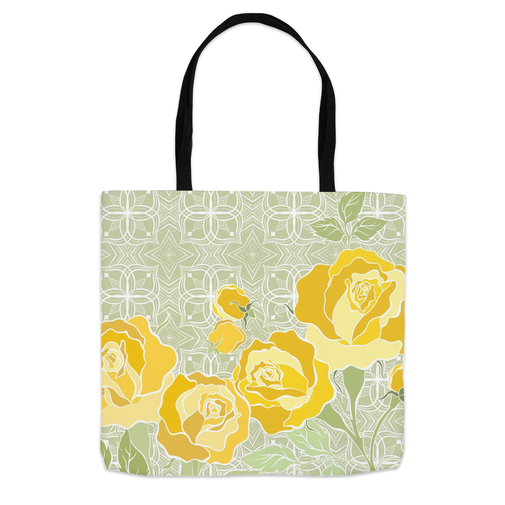 Art Deco Rose Sage Tote Bag