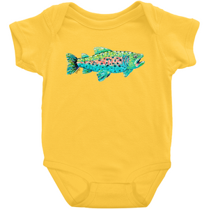 Trout Canvas Onesie