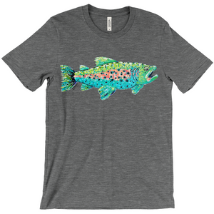 Trout Canvas T-Shirt (Adult)