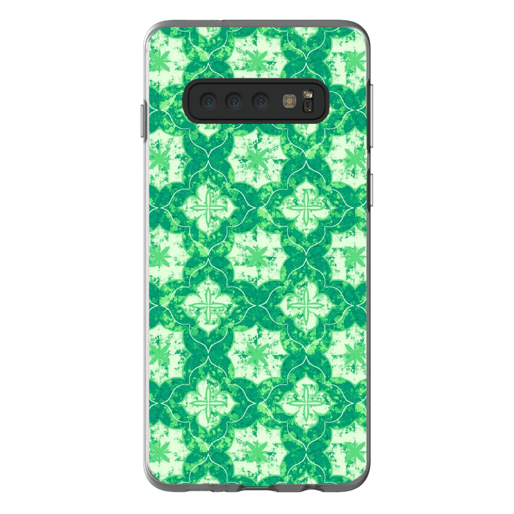 Green Moroccan Stars FLEX Phone Case