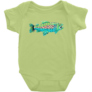 Trout Canvas Onesie