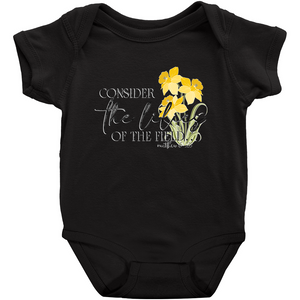 Consider the Lilies Onesie