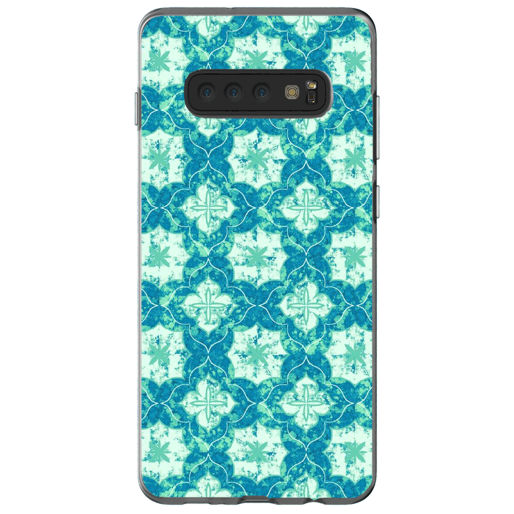 Turquoise Moroccan Stars FLEX Phone Case