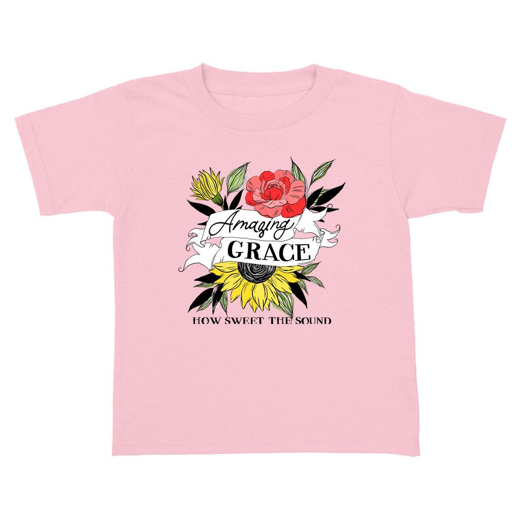 Amazing Grace Floral T-Shirt (Toddler)