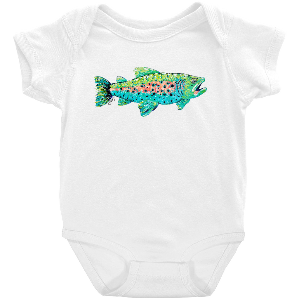 Trout Canvas Onesie