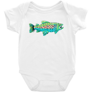 Trout Canvas Onesie