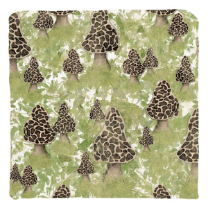 Morel Mushrooms Throw Pillow