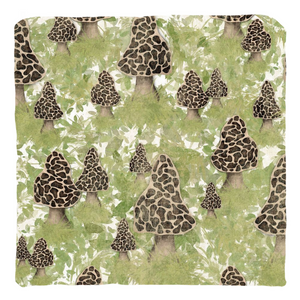 Morel Mushrooms Throw Pillow