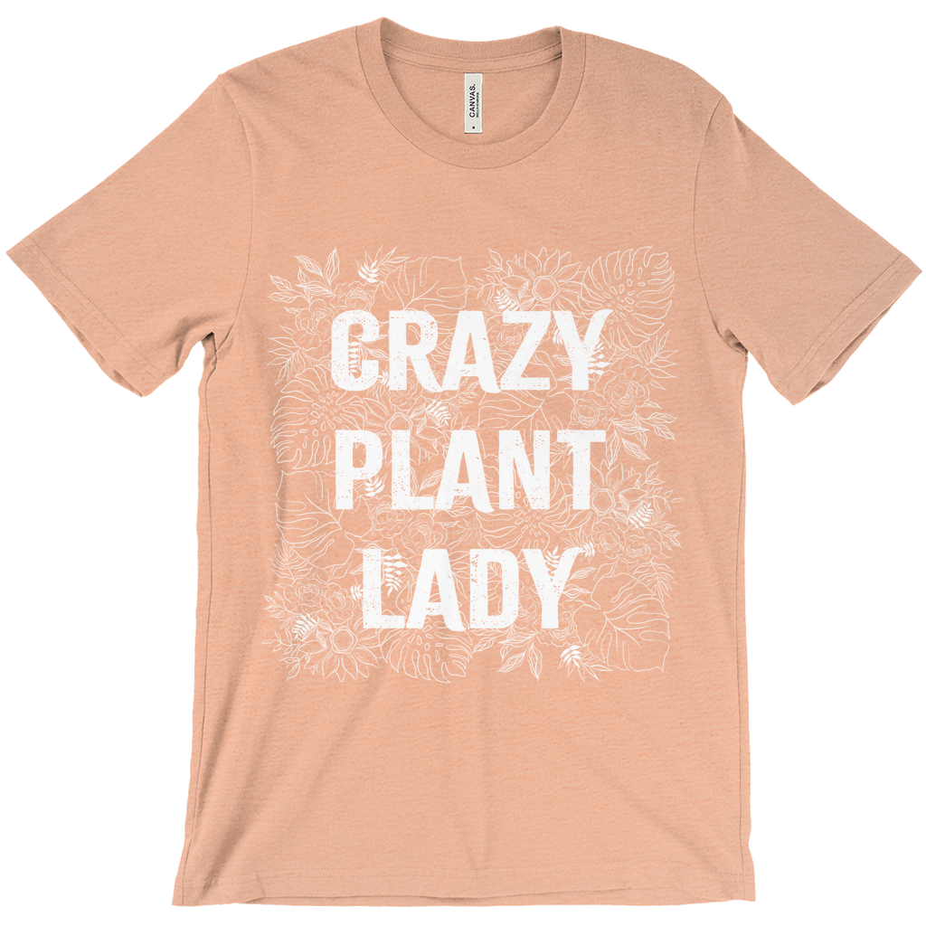 Crazy Plant Lady T-Shirt White Ink (Adult)