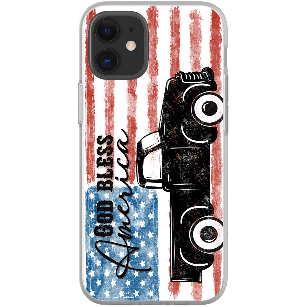 God Bless America Truck FLEX Phone Case