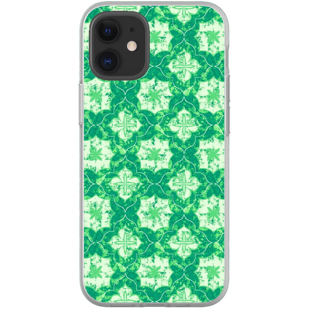 Green Moroccan Stars FLEX Phone Case