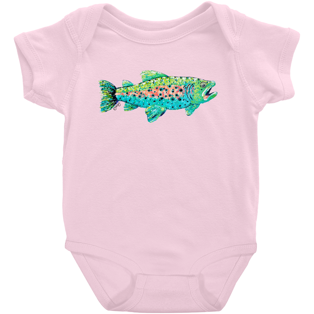 Trout Canvas Onesie