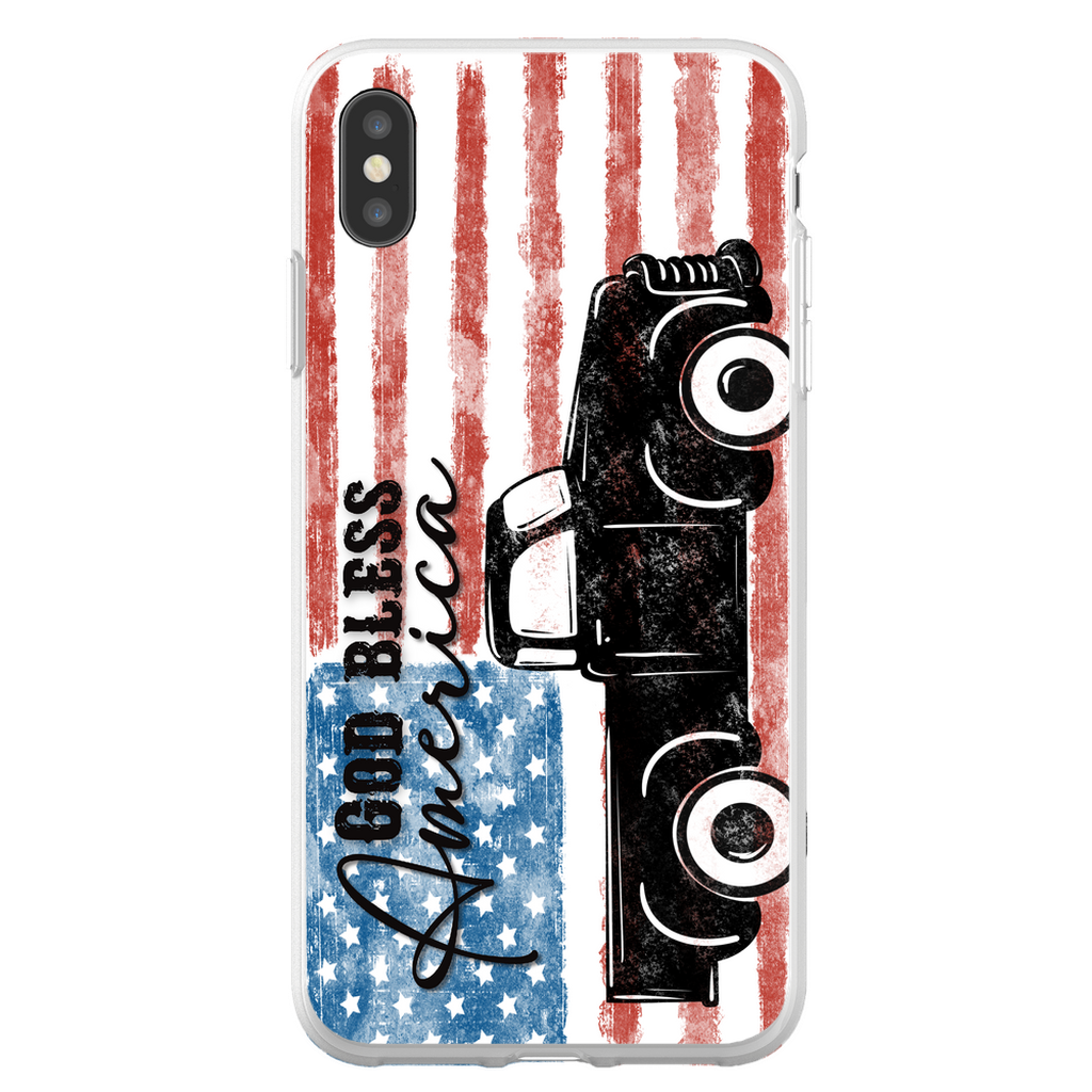 God Bless America Truck FLEX Phone Case