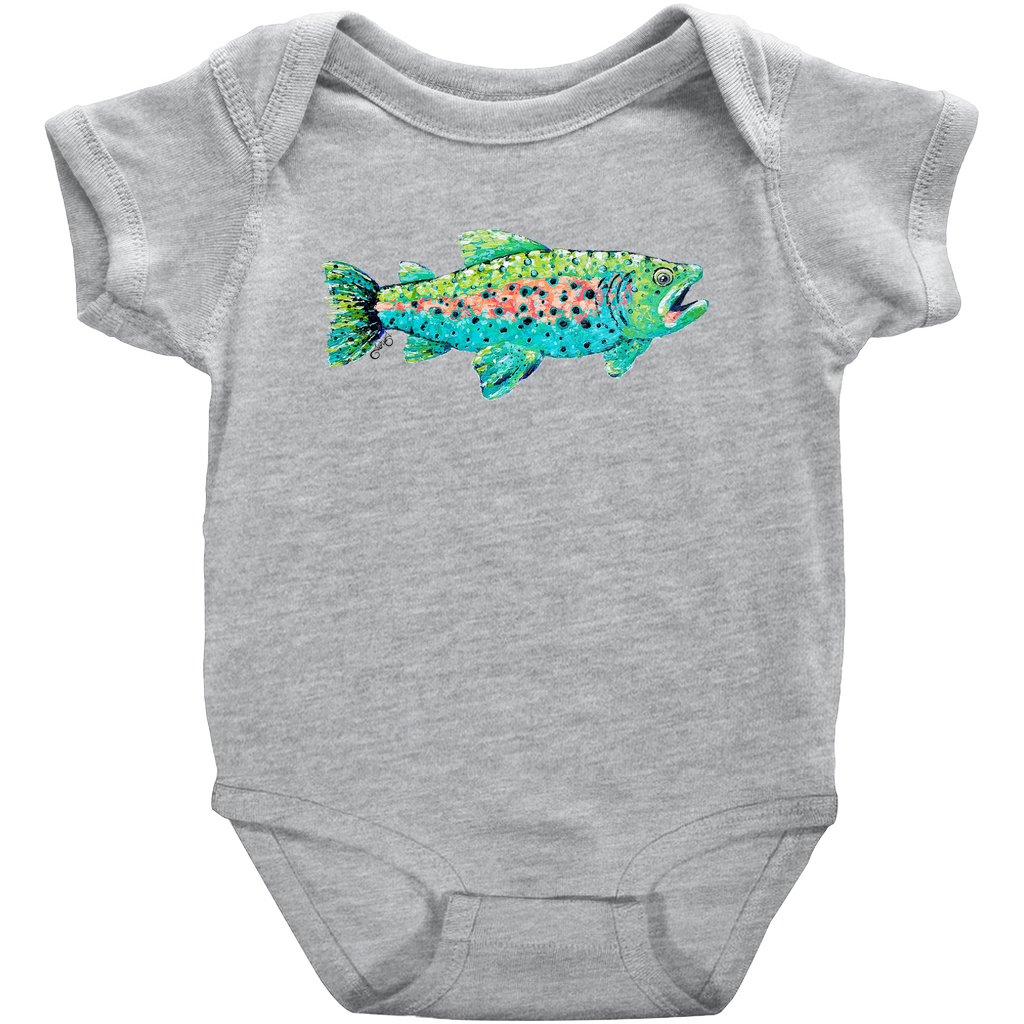 Trout Canvas Onesie