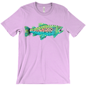 Trout Canvas T-Shirt (Adult)