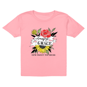 Amazing Grace Floral T-Shirt (Youth)