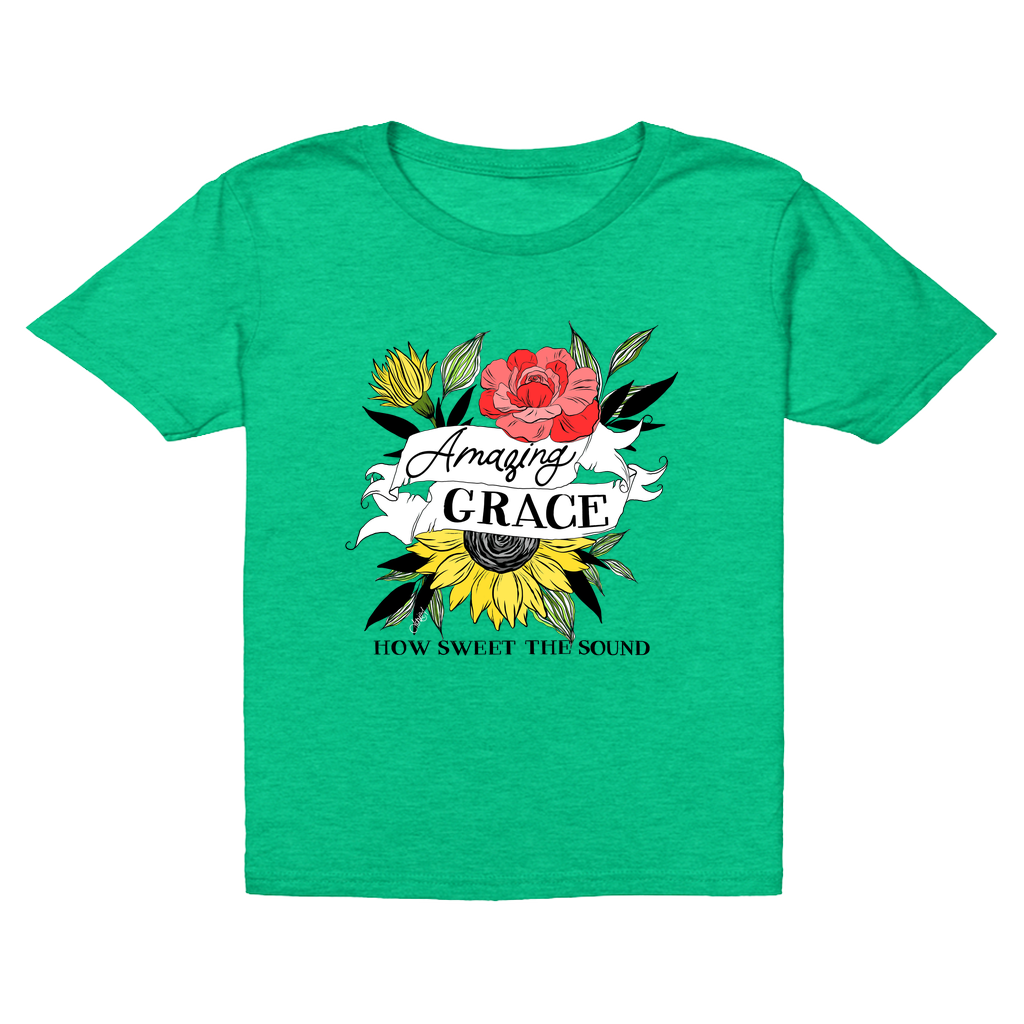 Amazing Grace Floral T-Shirt (Youth)