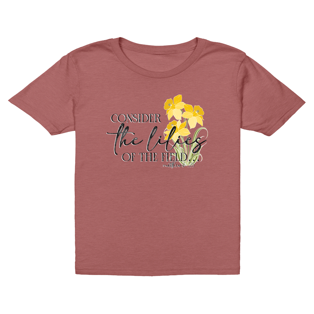 Consider the Lilies T-Shirt (Youth)