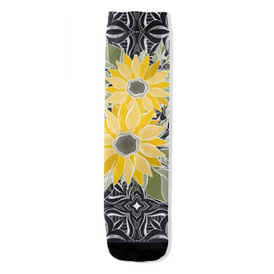 Art Deco Sunflower Socks