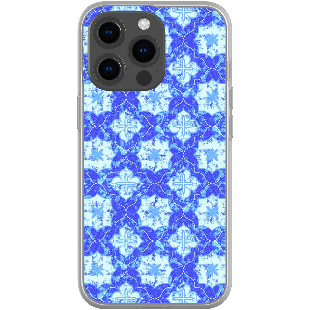 Blue Moroccan Stars FLEX Phone Case