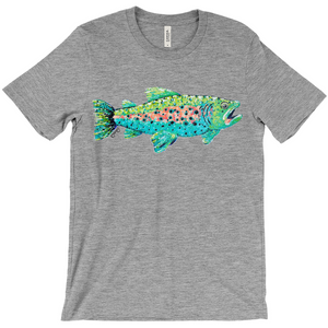 Trout Canvas T-Shirt (Adult)