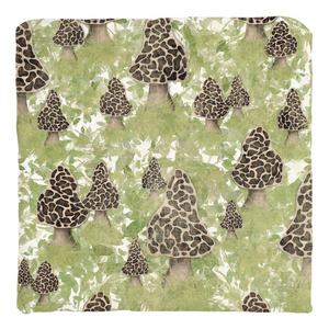 Morel Mushrooms Throw Pillow