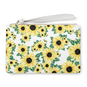 Sunflower Fields Clutch Bag