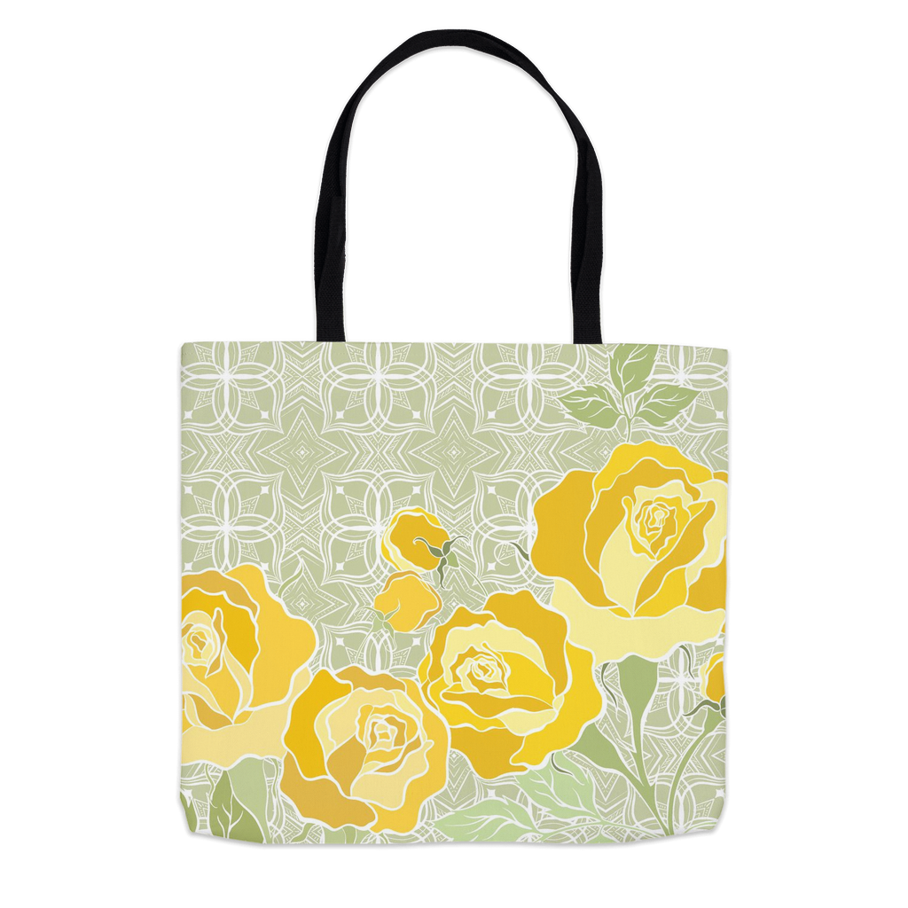 Art Deco Rose Sage Tote Bag