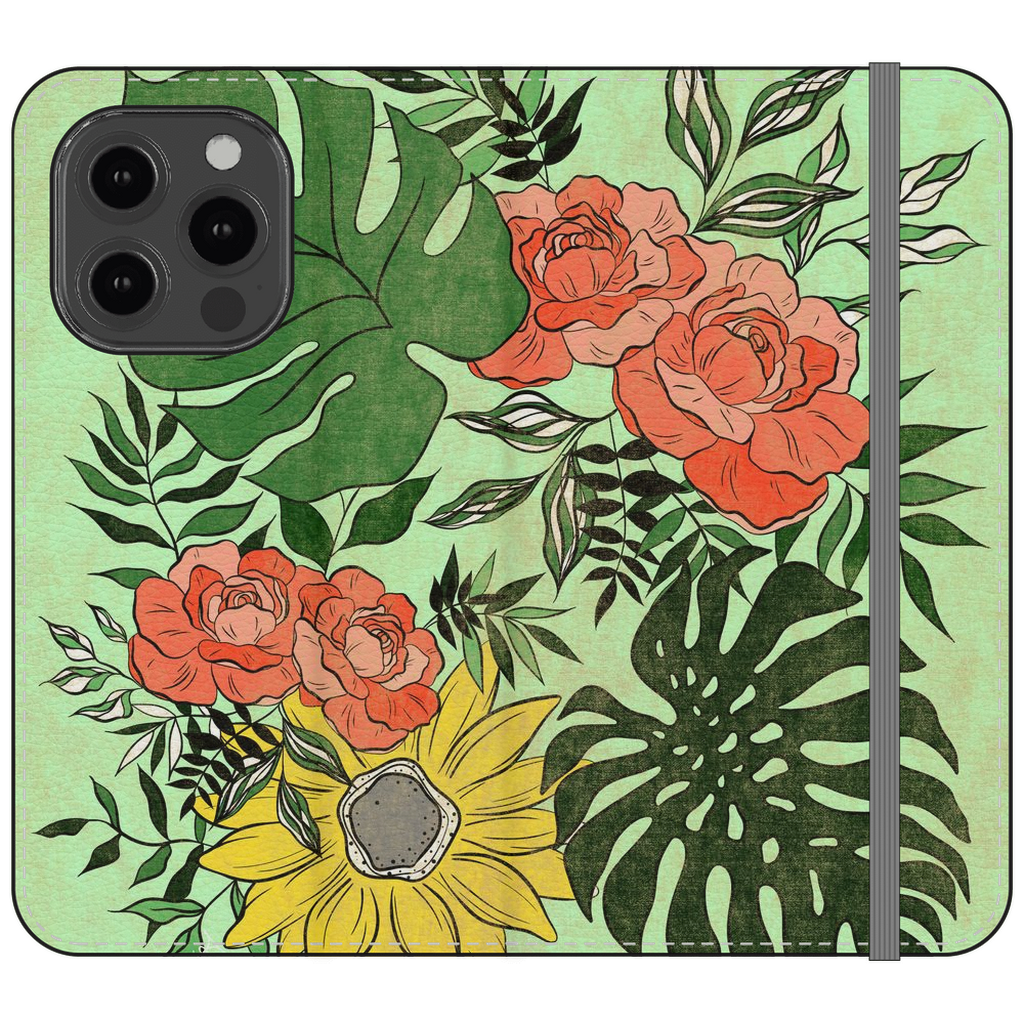 Plant Collage WALLET Phone Case